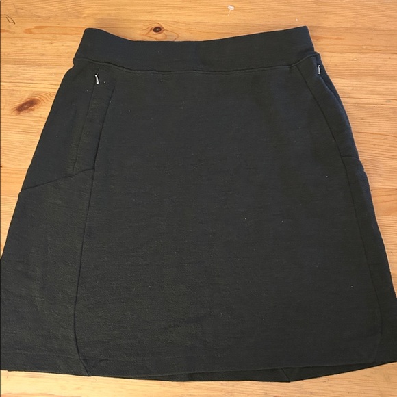 IBEX Medium Women’s Wool Black A Line Izzy Skirt Winter Warm Pockets Cabincore - Picture 5 of 10